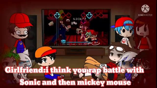 Mario bf gf Spina and the other Fandoms reacts to Fnf Mario's madness part 1 смотреть онлайн