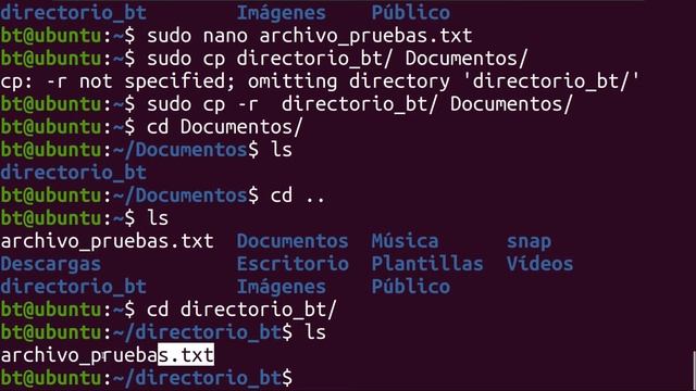 COPIAR, MOVER, RENOMBRAR, Y ELIMINAR ARCHIVOS Y CARPETAS EN LINUX UBUNTU смотреть онлайн