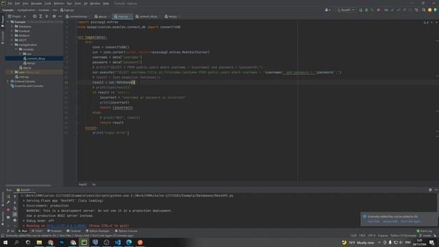 Python REST API & Database смотреть онлайн