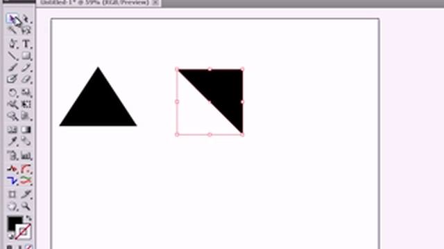 Adobe Illustrator для начинающих. Рисуем треугольник смотреть онлайн