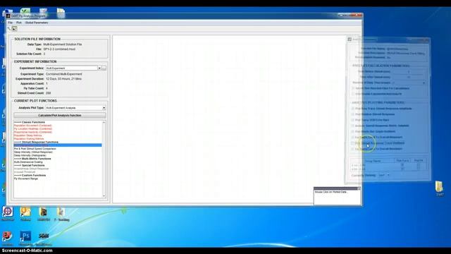 Analysis GUI : Stimuli Response Curve Fitting смотреть онлайн