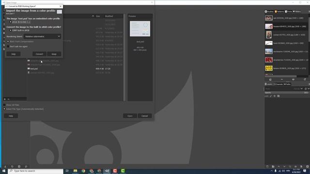 How to Open PSD File in GIMP смотреть онлайн