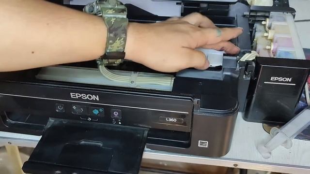 Epson L360  L3110  No Black Print Outs L220 L120 L1110 L805 L1300 L3150 L3110   | Repair Guide | ??