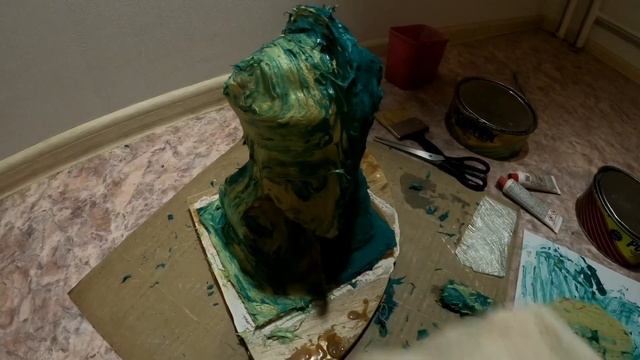 Форма из полиуретана и шпаклёвки для скульптуры бюста В.И Ленина!!!!