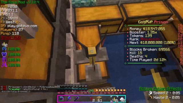 Minecraft Gotpvp Prison How to Get To The Secret Black Market And Making Potions смотреть онлайн