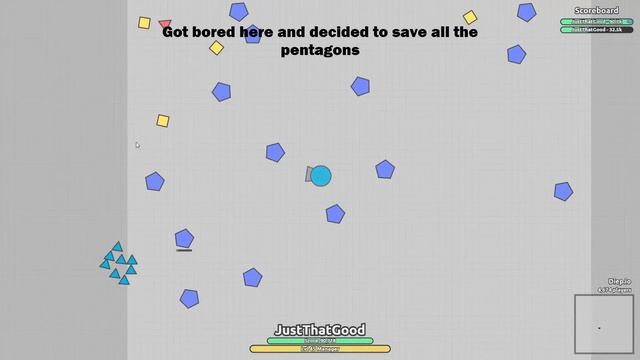 SURVIVAL: Infinite Points Trick | How Long Can You Stay In Survival | Diep.io