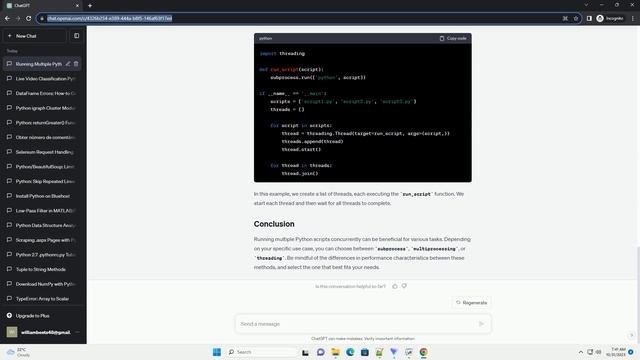 Running multiple python scripts at the same time смотреть онлайн