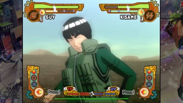 Naruto Ultimate Ninja 5 (PS2) - Guy Moveset смотреть онлайн