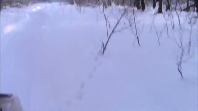 Покатушки на снегоходе Буран смотреть онлайн