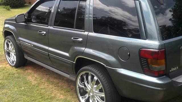 2002 Jeep Grand Cherokee Overland on 22s смотреть онлайн