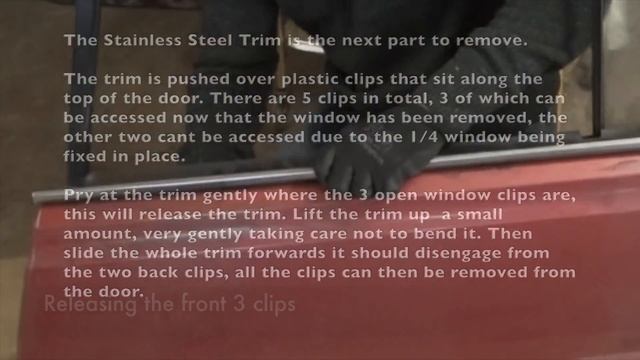 305 Rear Door Window Removal смотреть онлайн