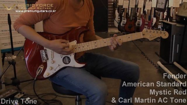 Fender American Standard Mystic Red Demo by Music Force смотреть онлайн