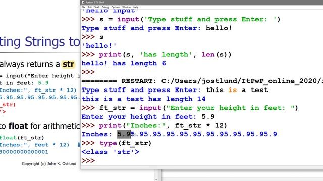 IntroPython Week 2 Part 3 Online 2020 смотреть онлайн