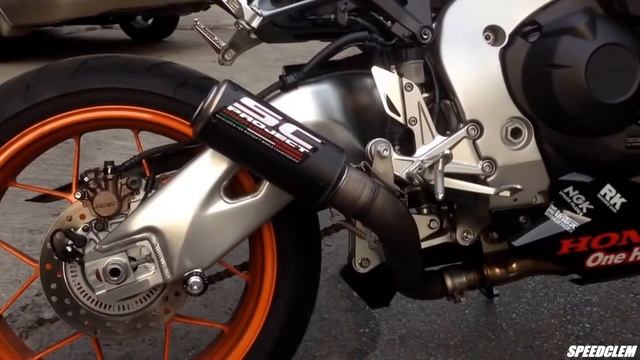 Honda CBR1000RR Exhaust Sound Compilation