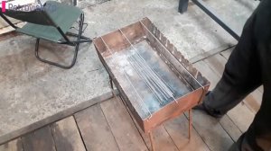 РЕШЕТКА ДЛЯ МАНГАЛА СВОИМИ РУКАМИ. САМЫЙ ДЕШЕВЫЙ ВАРИАНТ.