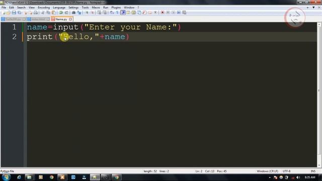 Get User Input With a Message Python Code in Tamil #python_basics #python_Tutorial_Tamil #python смотреть онлайн