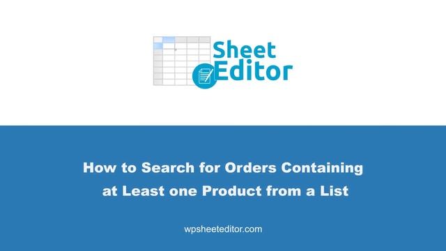 WooCommerce Orders – Export by Products List to a CSV смотреть онлайн
