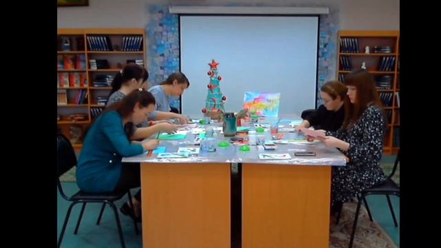 Мастер-класс «Акварельные фантазии. Зимняя сказка 2»