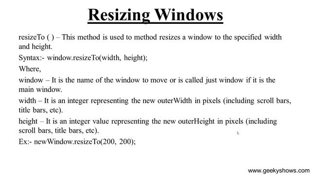 Resizing Window in JavaScript (Hindi) смотреть онлайн
