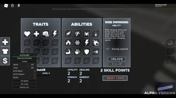 AGE OF HEROES - HACK/SCRIPT - AUTOFARM MOBS, INF. SPEED & JUMP, AUTO TP, NOCLIP ETC! - ROBLOX