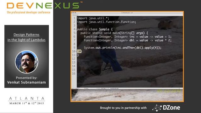 Devnexus 2015 - Design Patterns in the Light of Lambdas - Venkat Subramaniam смотреть онлайн