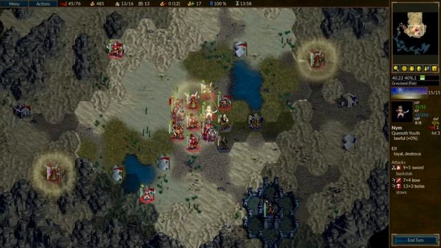 Let's Play The Battle For Wesnoth - Under the Burning Suns #15 - Stop the Messenger! смотреть онлайн