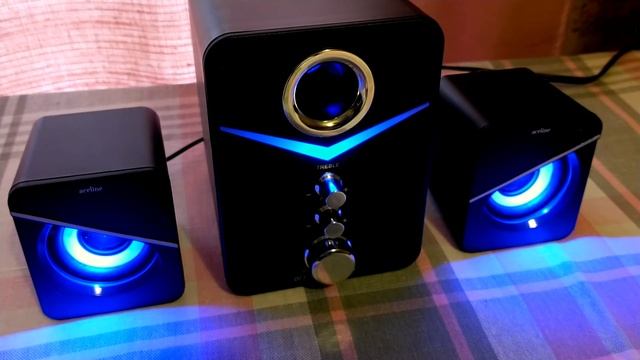 Колонки 2.1 Aceline ASP240 - низкие и высокие частоты на максимальном значении смотреть онлайн