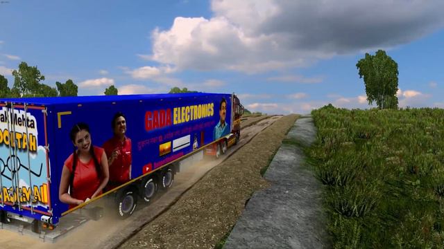 Indian Truck on indian Map |Indian map offroad | Euro Truck Simulator 2 | #ets2 #trending смотреть онлайн