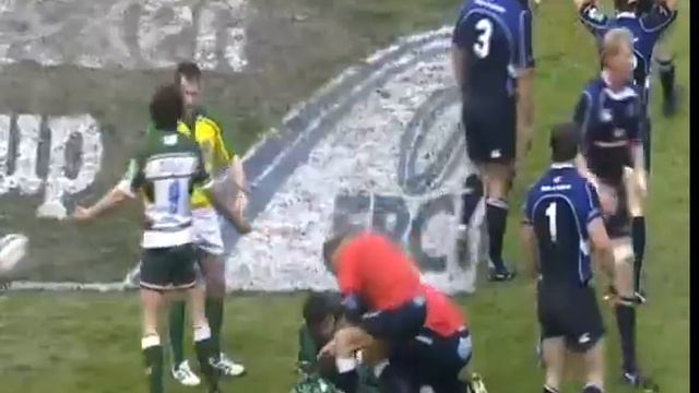 Tuilagi Big Hit on Shane Horgan Heineken Cup Final 2009 смотреть онлайн