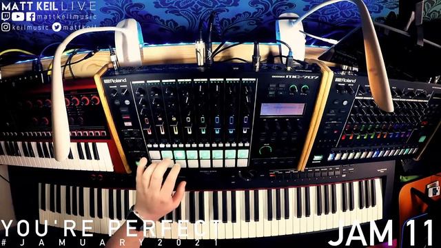 Jamuary 11 - "YOU'RE PERFECT" - Roland MC-707, TR-8S & JD-XI смотреть онлайн