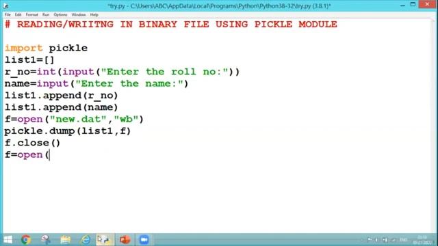 Python Tutorials || Pickle Module || Dump () & Load() || Binary files || Part-5 || CBSE Class 12th смотреть онлайн