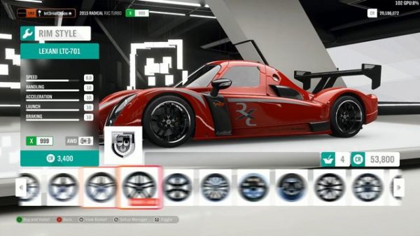 Forza Horizon 4 - 2015 Radical RXC Turbo - Customize and Drive