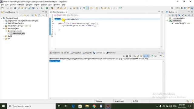HelloWorld Java Program in Telugu смотреть онлайн