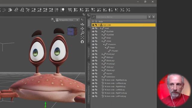 Toon Crab Animation #06: Creating Custom Controllers in DAZ Studio смотреть онлайн
