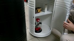 Бочка-бар с дверью и полками. Обзор от производителя