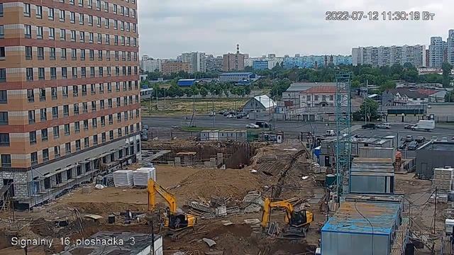 ПИК Сигнальный 16 ( камера 2 ) таймлапс с 09-07-2022 по 15-07-2022