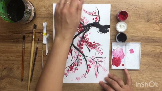 Мастер-класс "Ветка сакуры" смотреть онлайн