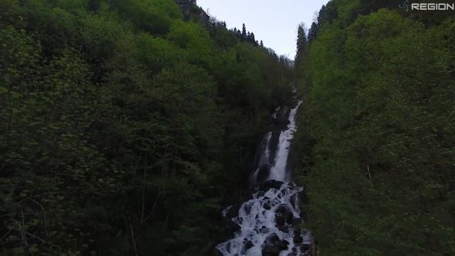 Молочный водопад Абхазия смотреть онлайн