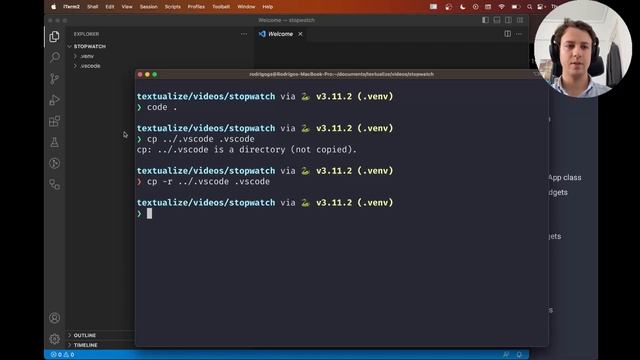 Textual stopwatch tutorial 01 – Textual setup смотреть онлайн