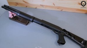 Страйкбольный дробовик Cyma CM353LM (Remington 870) видео обзор 4k