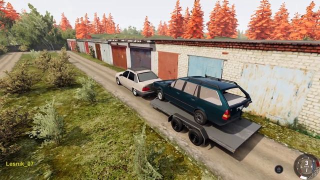 FOUND AN ABANDONED Volkswagen Passat B2 - BeamNG.drive смотреть онлайн