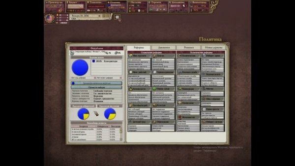 Гайд по Victoria 2  #1 | Политика