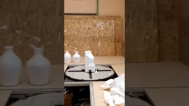 Вырезка бутылок из пенопласта. смотреть онлайн