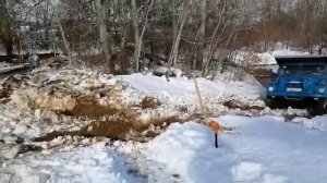 Tatra 148 in snow Татра 148