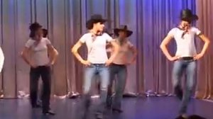 Характерный танец (кантри). "Ковбои"