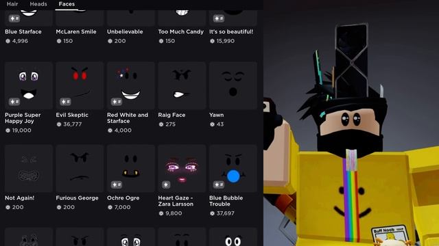 How to make fake rainbow barf Roblox ? смотреть онлайн