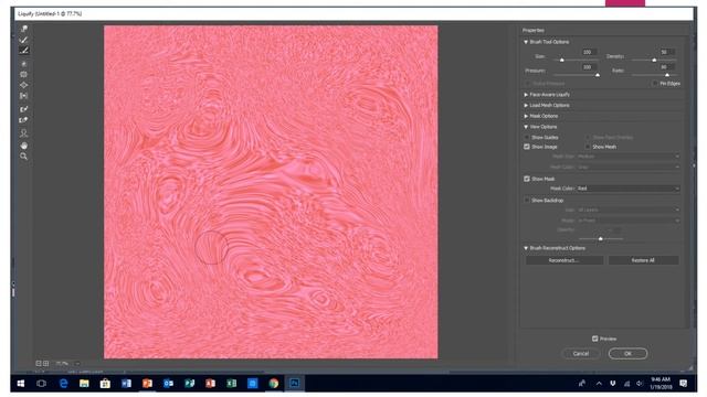 Digital Acrylic Pour - Abstract Painting Using Photoshop's Liquify Filter смотреть онлайн