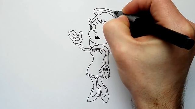 How to Draw Alice Angel (Bendy and The Ink Machine) ✿ Draw Alice Angel Full Body смотреть онлайн