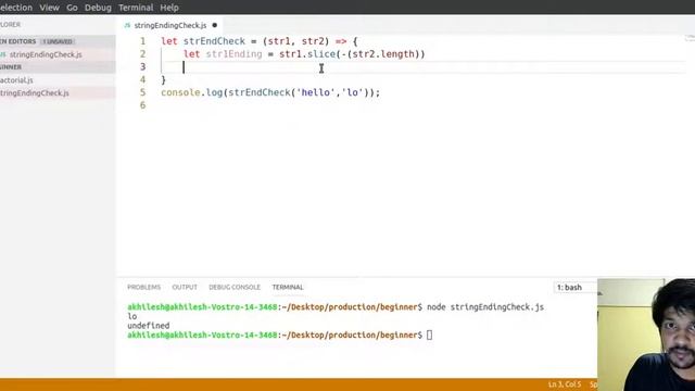 Verify ending of a string смотреть онлайн
