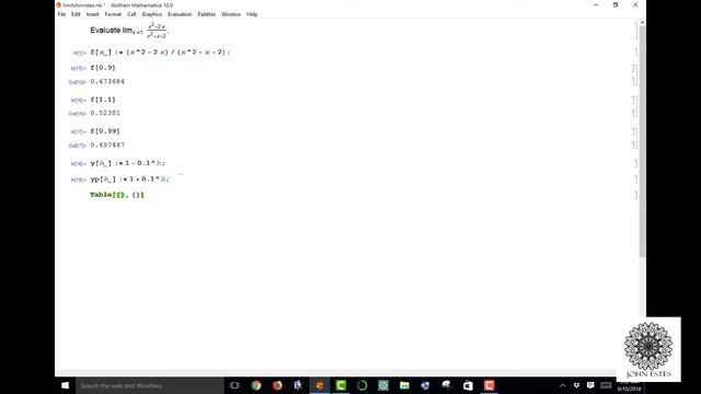 What is a Limit? An Example in Mathematica смотреть онлайн